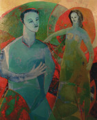 La Tregua, Acrílico 90 x 1.10 mtrs. 2003